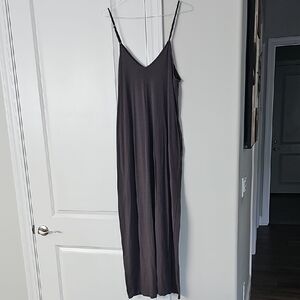 Zenana Outfitters Charcoal Grey Maxi Dress